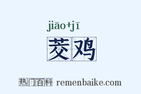 茭鸡是什么意思的图片